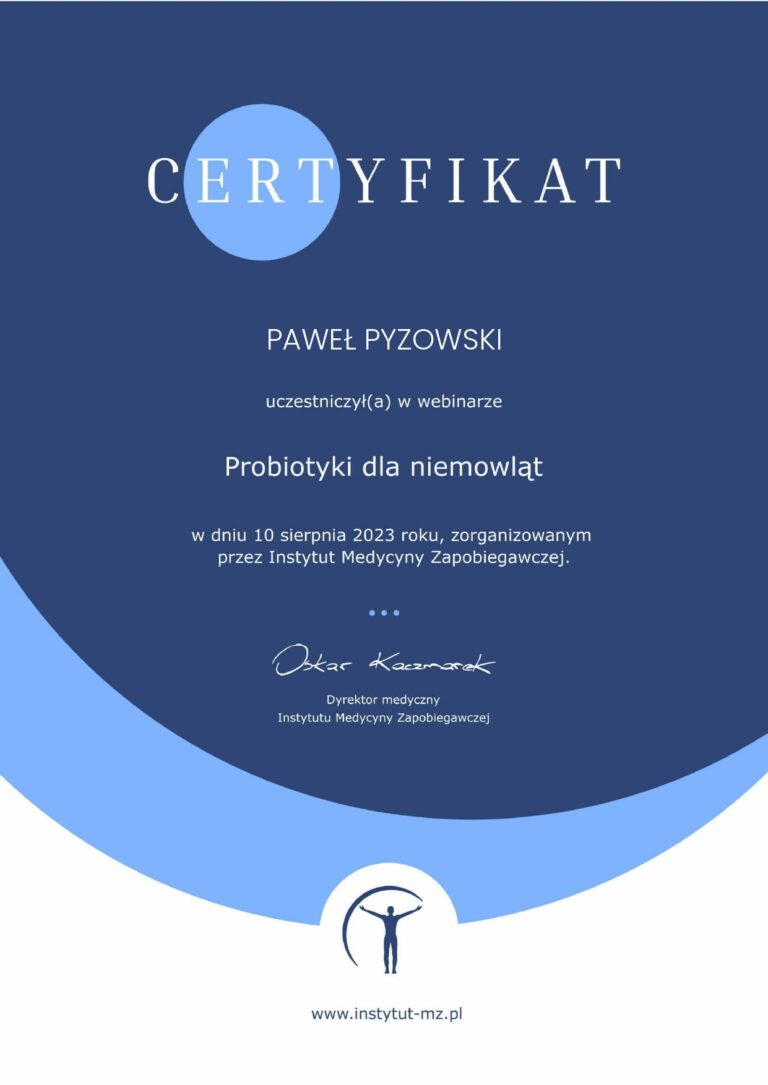 Odchudzanie Probiotyk dla dzieci dietetyk Paweł Pyzowski