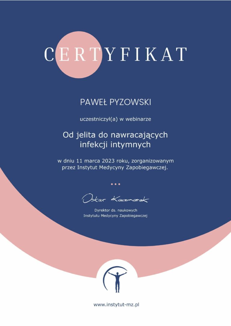 Odchudzanie Probiotyk dietetyk Paweł Pyzowski