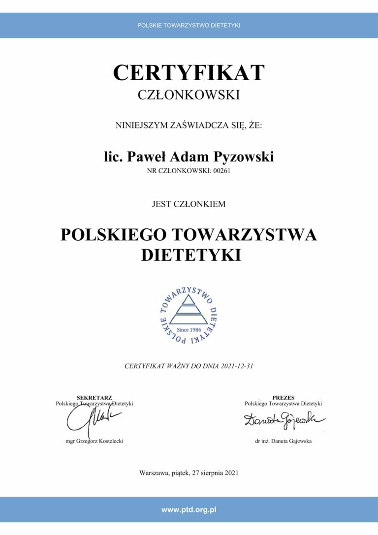 Odchudzanie probiotyk dietetyk Paweł Pyzowski